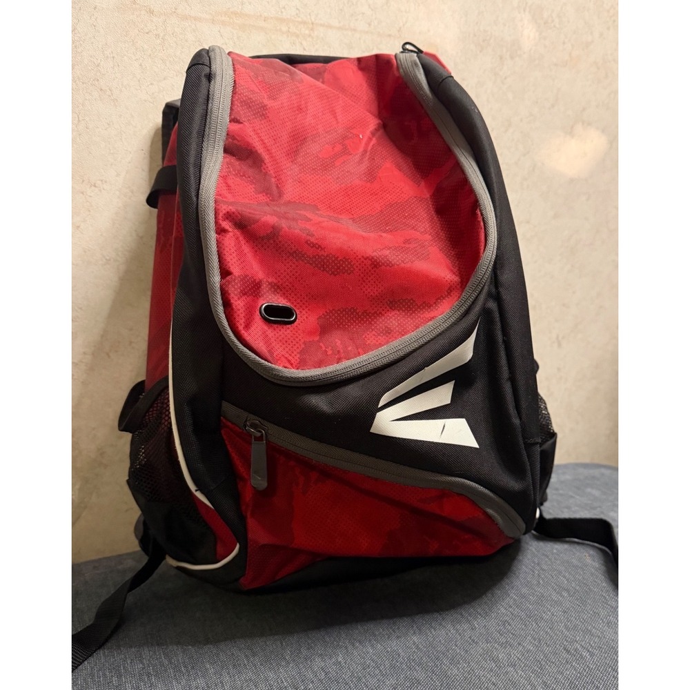 Easton Baseball Softball Equipment‎ Backpack Red Black Camo Sports Bag